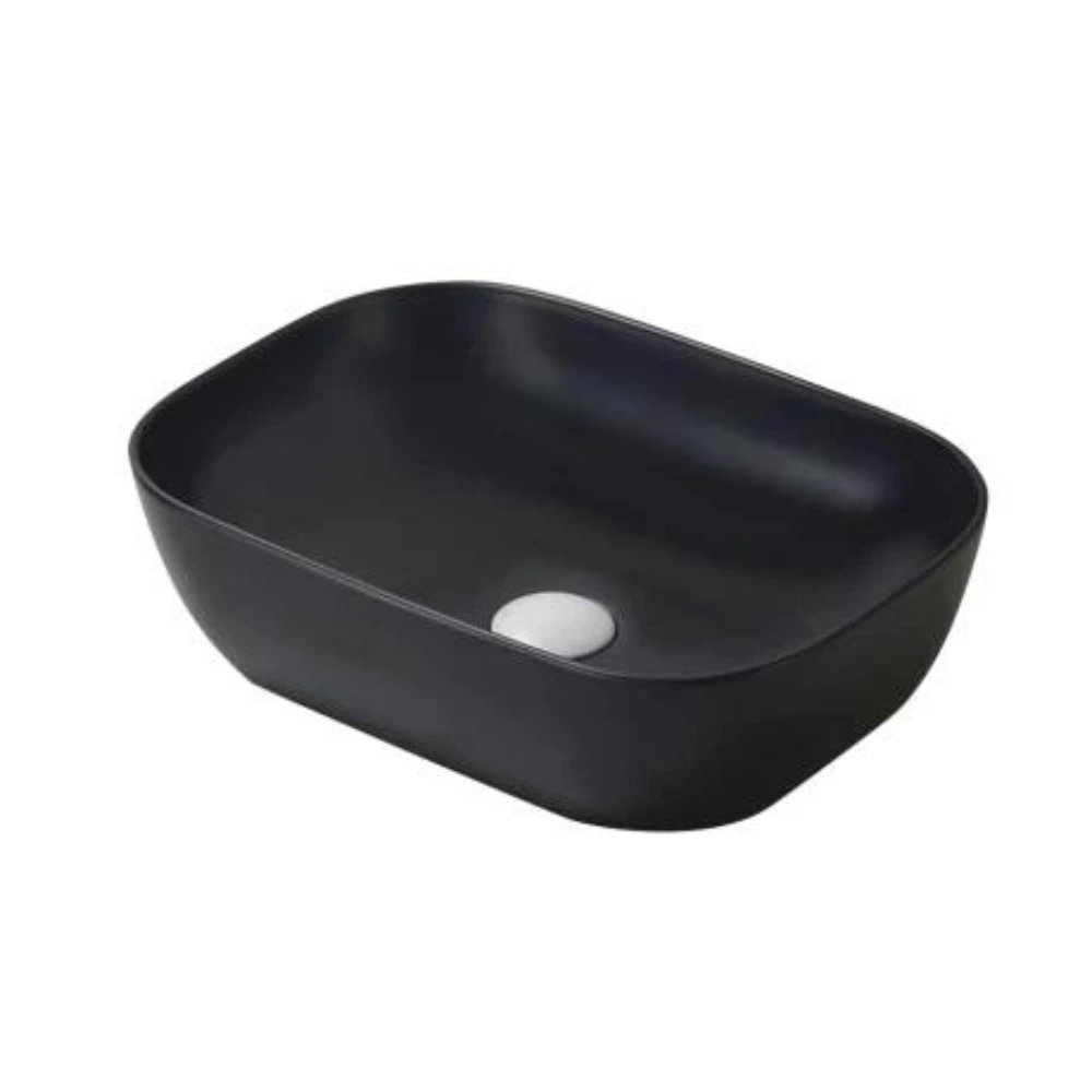 Bacha de apoyo ALAMO negro mate -45.5x32x13.5cm