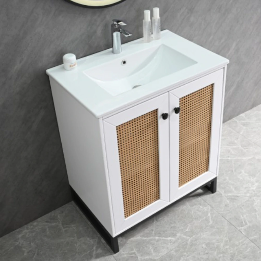 A083 Mueble c/base de hierro 70cm