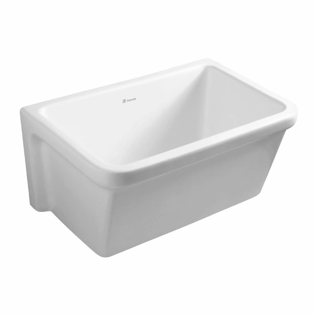 Pileta de lavar con fregadero de porcelana sanitaria para colgar FERRUM