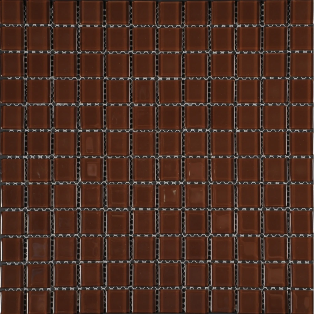 Mosaico vidrio marron -RG-047