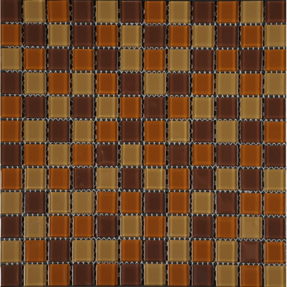 Mosaico vidrio tonos marron -RG-479179