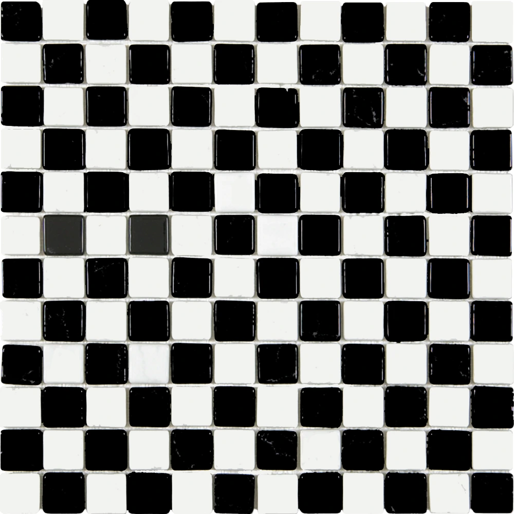 Mosaico blanco/negro -RG-CH4011