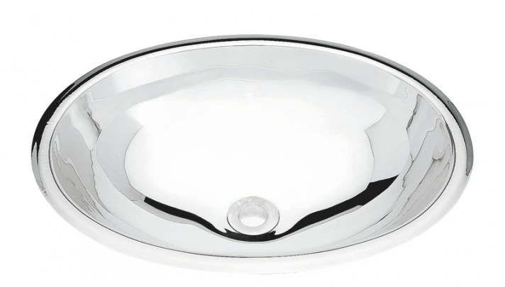 Tramontina Bacha Oval Sobrepuesto Satinado de Acero Inox Pulido 40×30