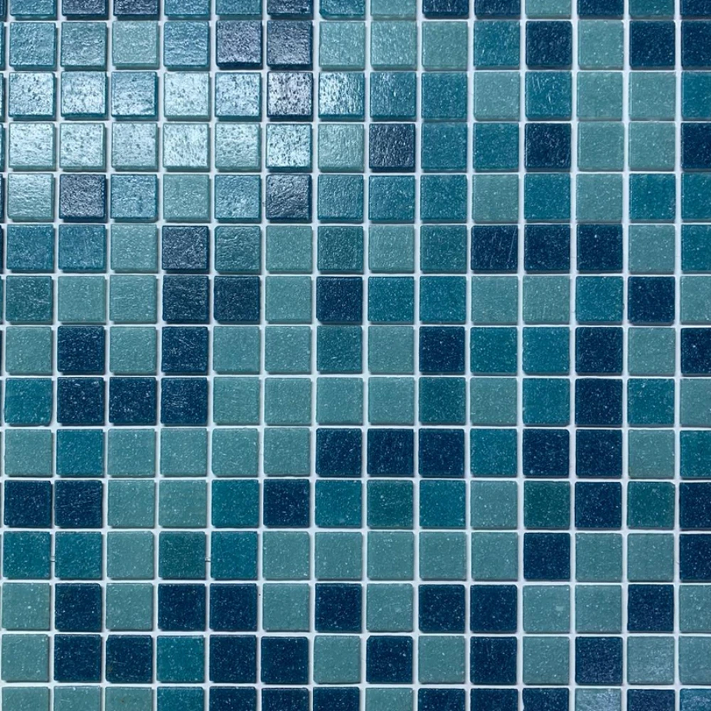 RG-PS504948 -Mosaico Piscina Mix Verde Oscuro 32,7×32,7 (2×2)