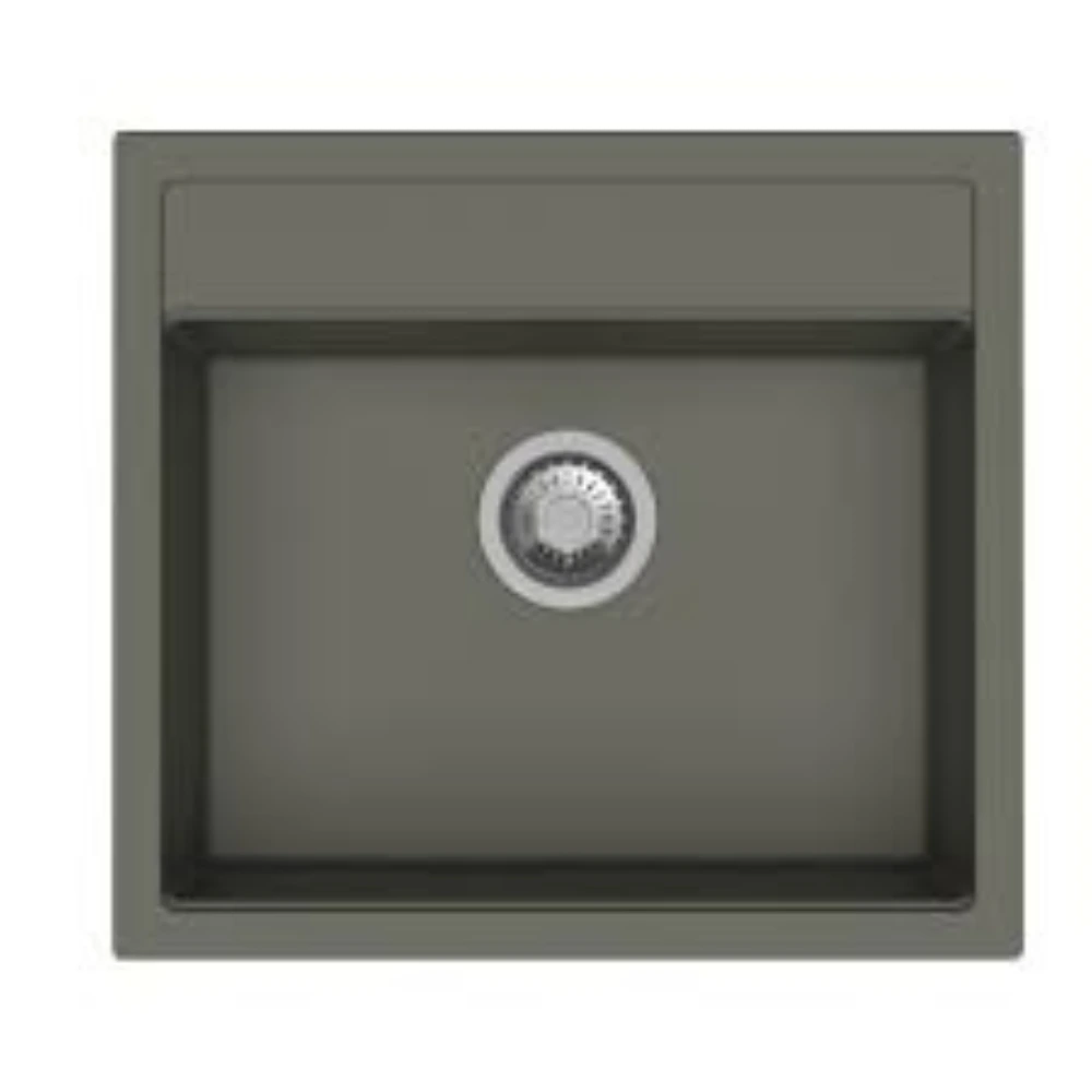Pileta Linea Cuarzo- Simple QS-CONCRETE 56x51x20 cm