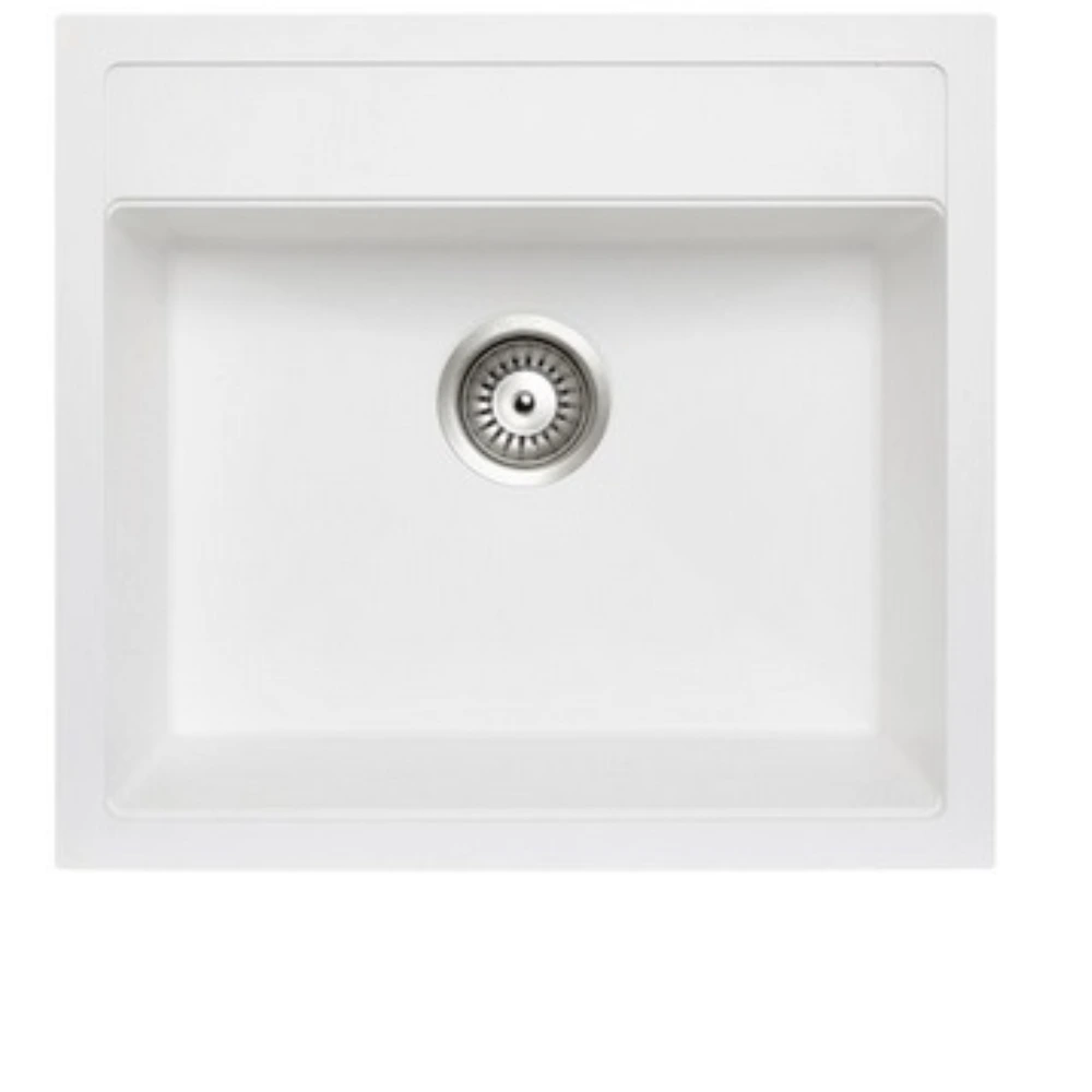 Pileta Linea Cuarzo- Simple QS-SNOVA 56x51x20 cm