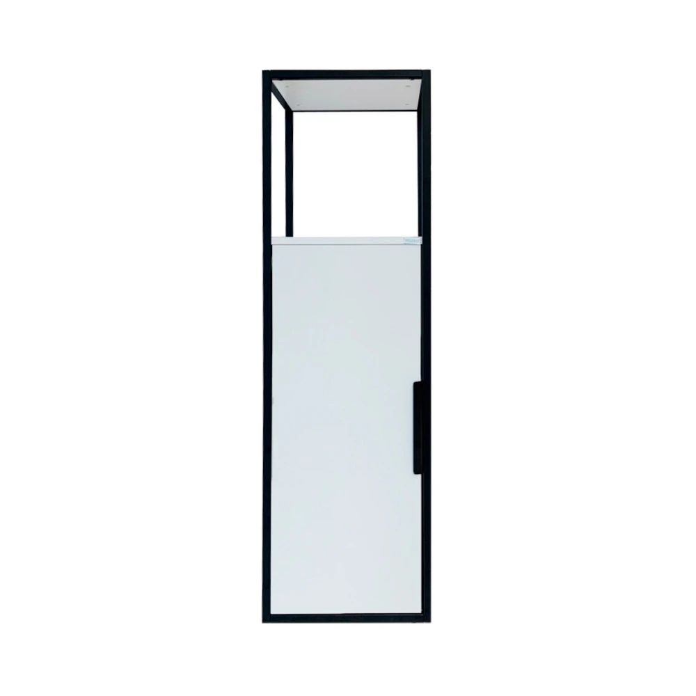 Anaquel Black Frame White- RGAN-2426W