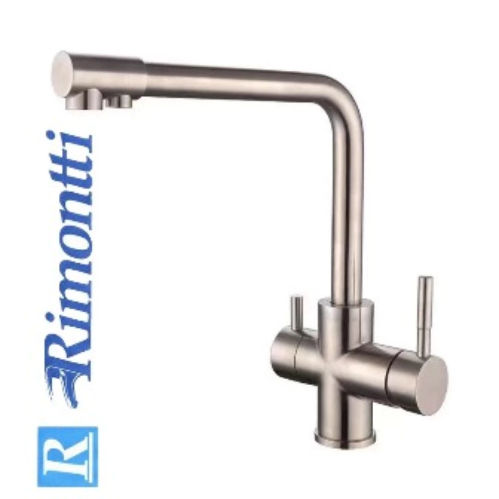 51928 -Monoc. Mesada AC. Inox Pico Alto c/llave Para Filtro Durin
