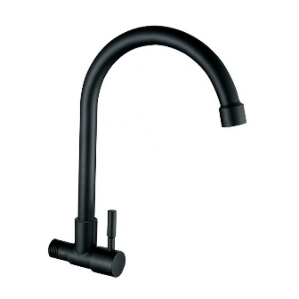 51905 -Grifo de Pared Ac. Inox pico Cisne Negro