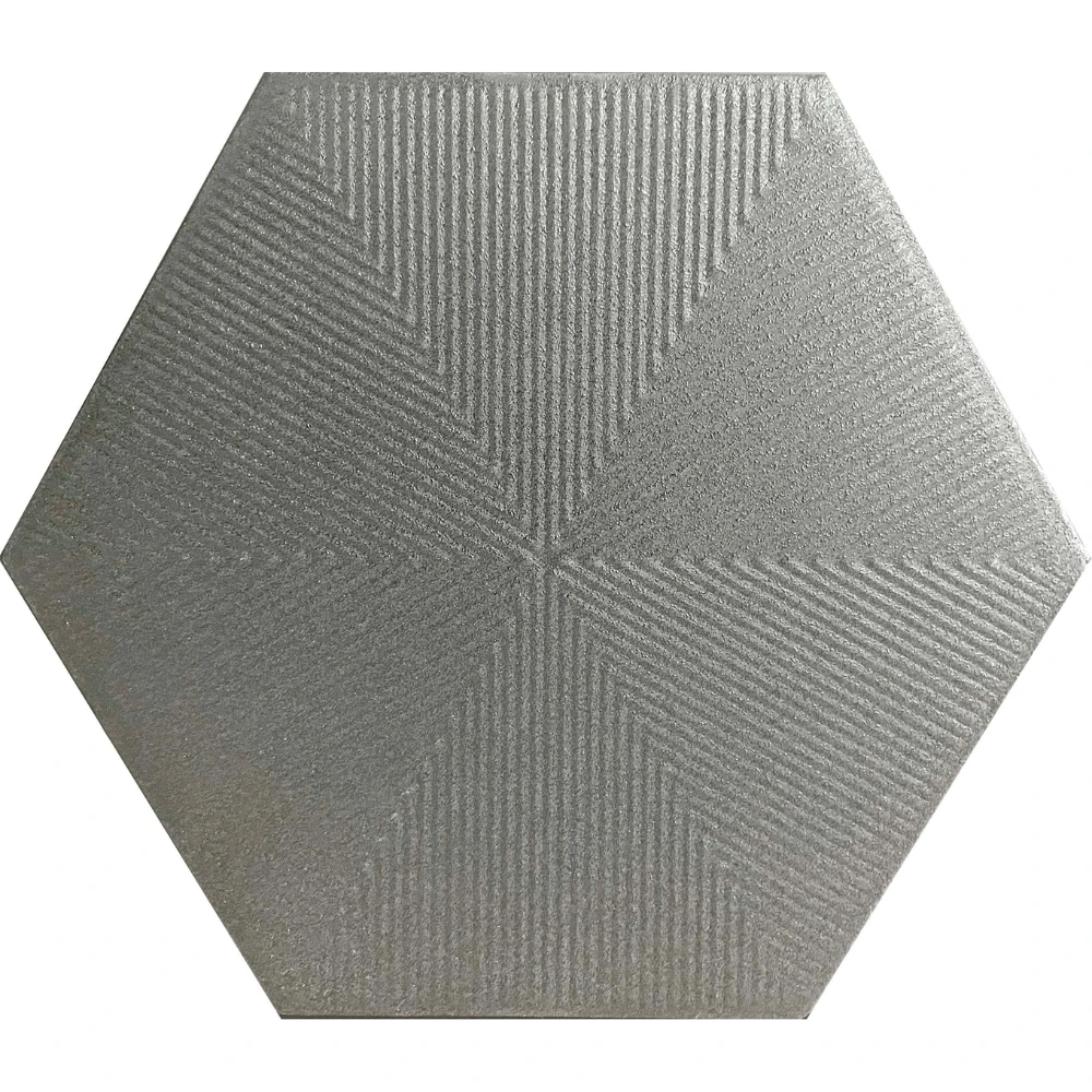 Rev. Hexagonal Connect Grey (Efecto Brilante)
