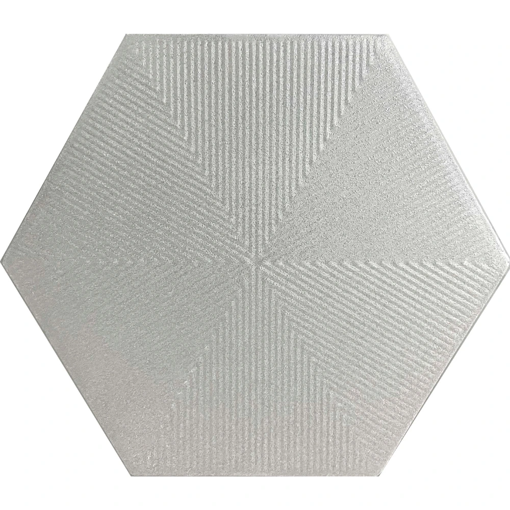 Rev. Hexagonal Connect Soft Grey (Efecto Brilante)