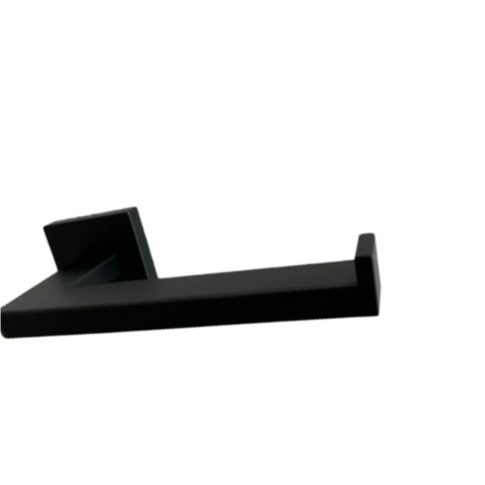 Portarrollo recto negro -PO02-B