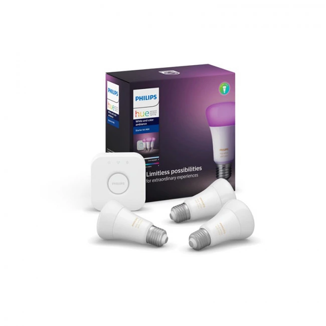 Kit 3 Lámpara+ Bridge HUE