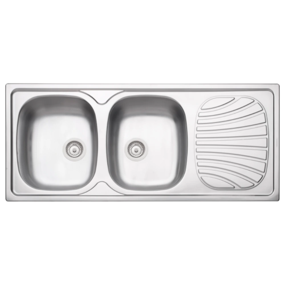 93880/603 -Mesada Tramontina Doble c/escurridor -86x50x15cm
