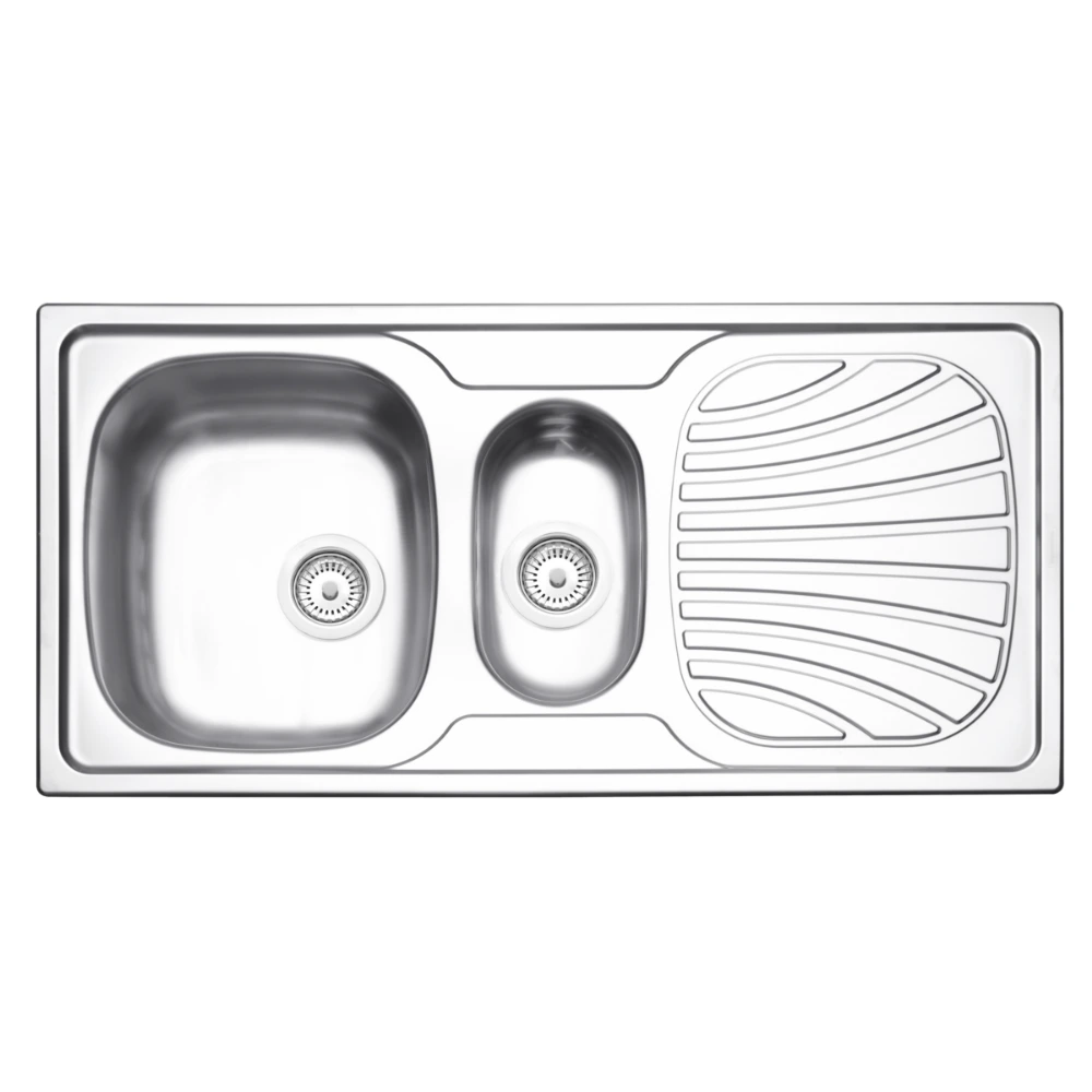 93857/102 Mesada Tramontina Pileta Y 1/4 c/ escurridor 100x50cm –