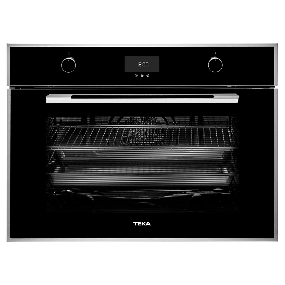 Horno multifunción de 80 cm en acero inoxidable antihuella con sistema de limpieza HydroClean