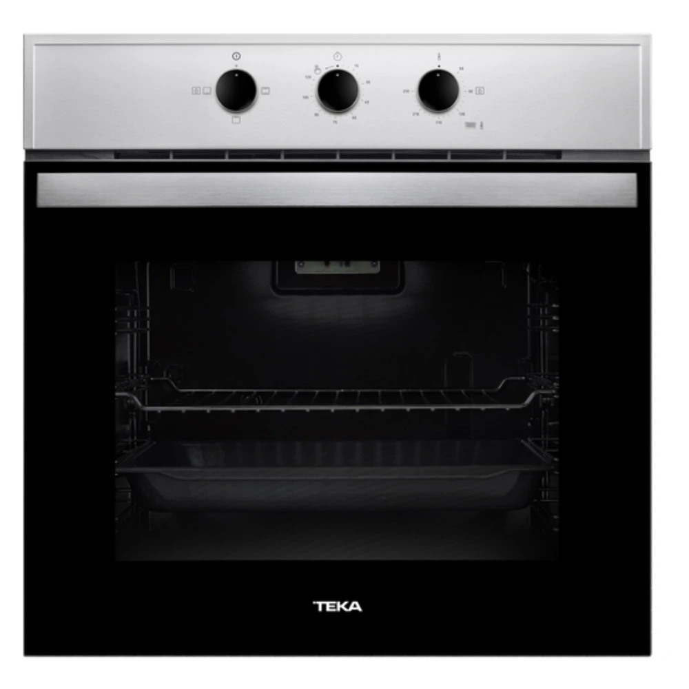 Horno convencional de 60 cm. en acero inixidable antihuella TEKA