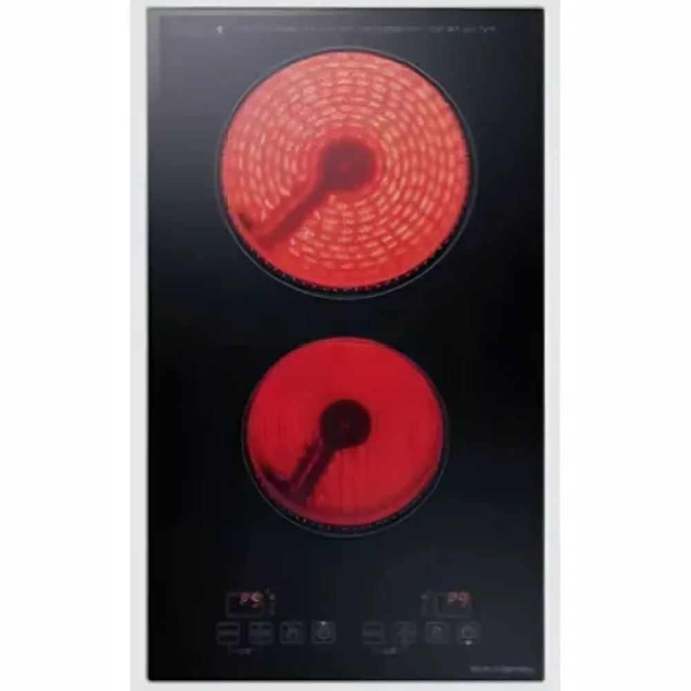 Anafe vitrocerámico de 2 zonas mandos touch KOOK