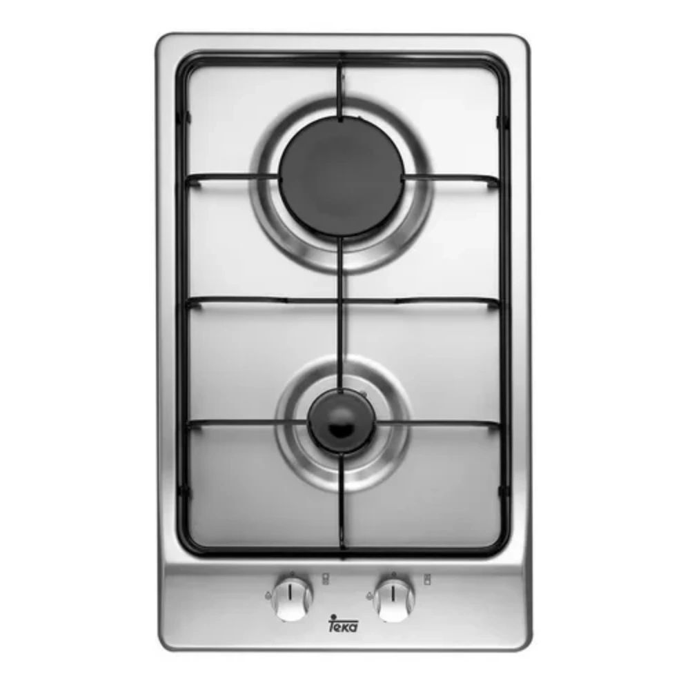 Anafe Acero Inox  2 Quemadores y Parrilla Esmaltada  TEKA -EH 30 2G AI
