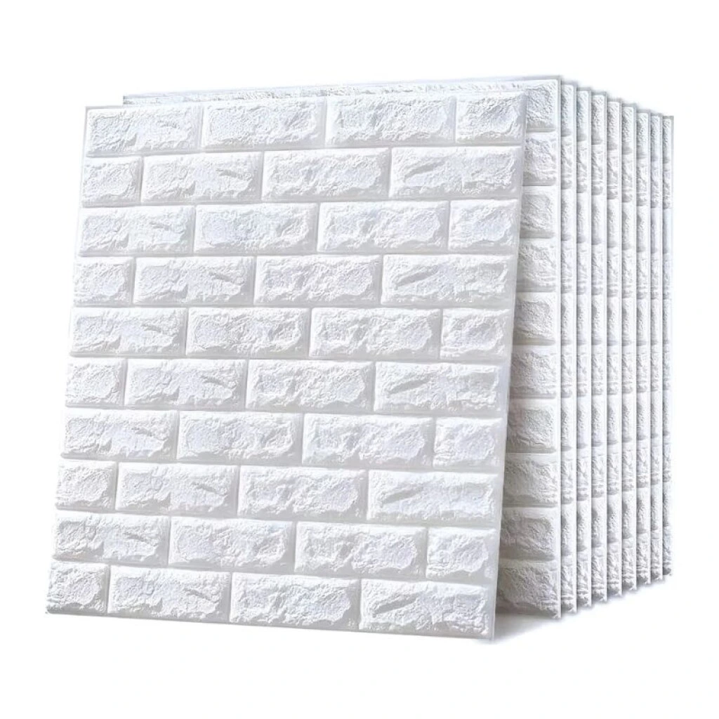 REVESTIMIENTO AUTO ADHESIVO 3D 70 X 77 CM X 3 MM - LADRILLO BLANCO X 10