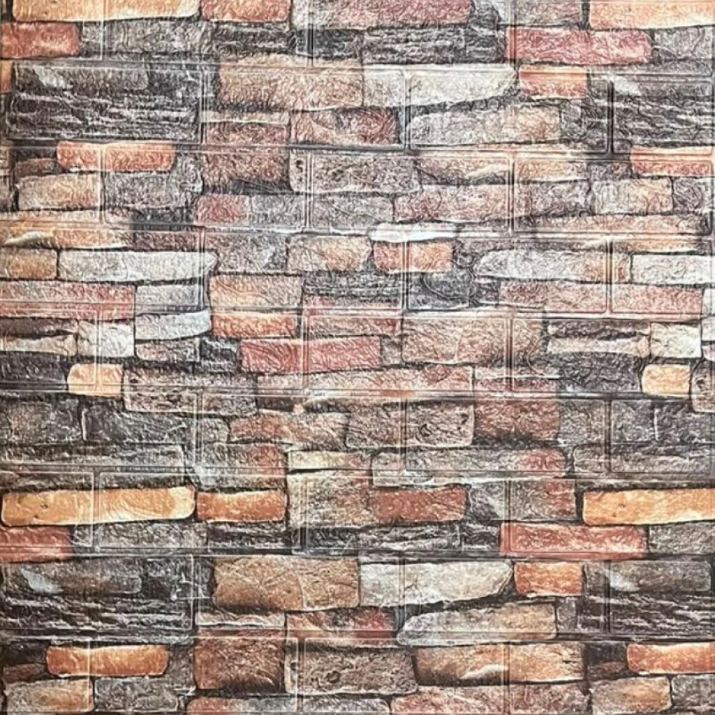 REVESTIMIENTO AUTO ADHESIVO 3D 70 X 77 CM X 3 MM - PIEDRA C2