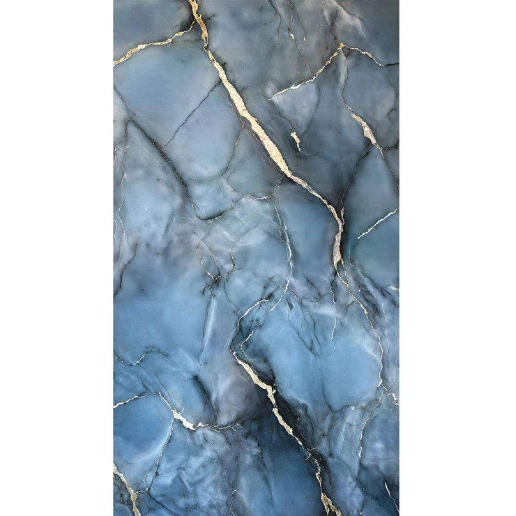 PLACA 1.22 X 2.44 MT SIMIL MARMOL - AZUL