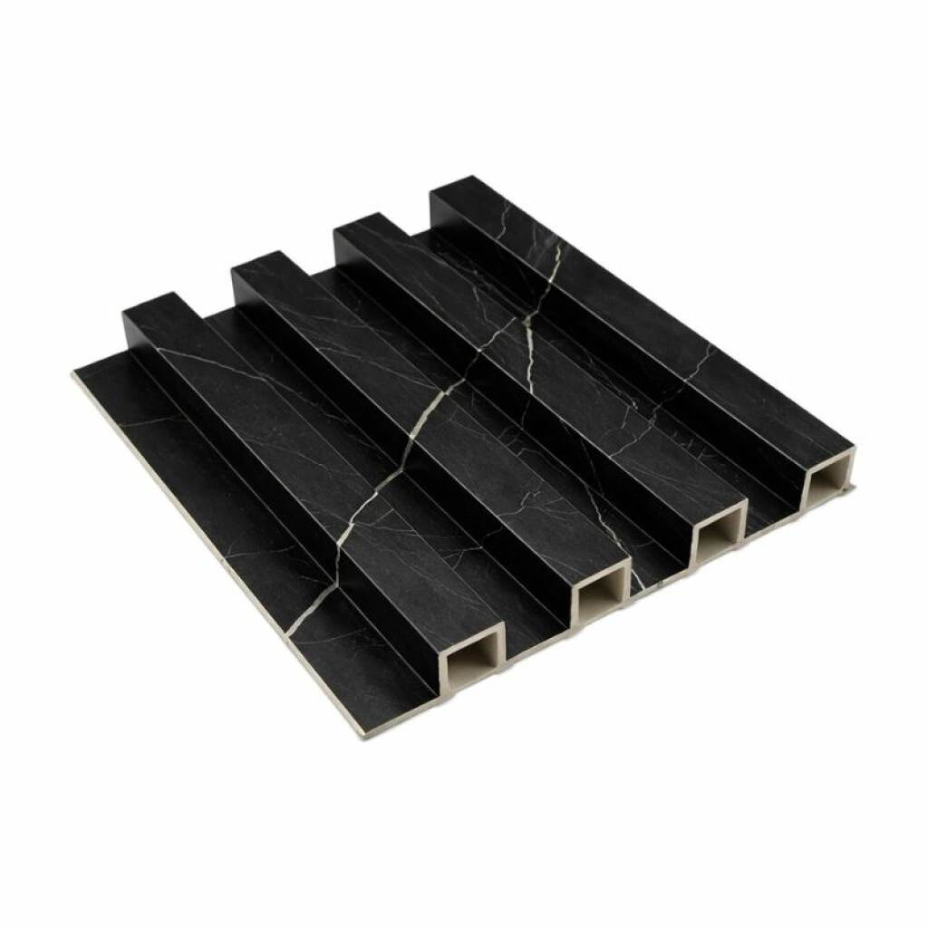 REVESTIMIENTO INTERIOR WPC - PANEL 16 CM X 2.90 MT NEGRO VETEADO