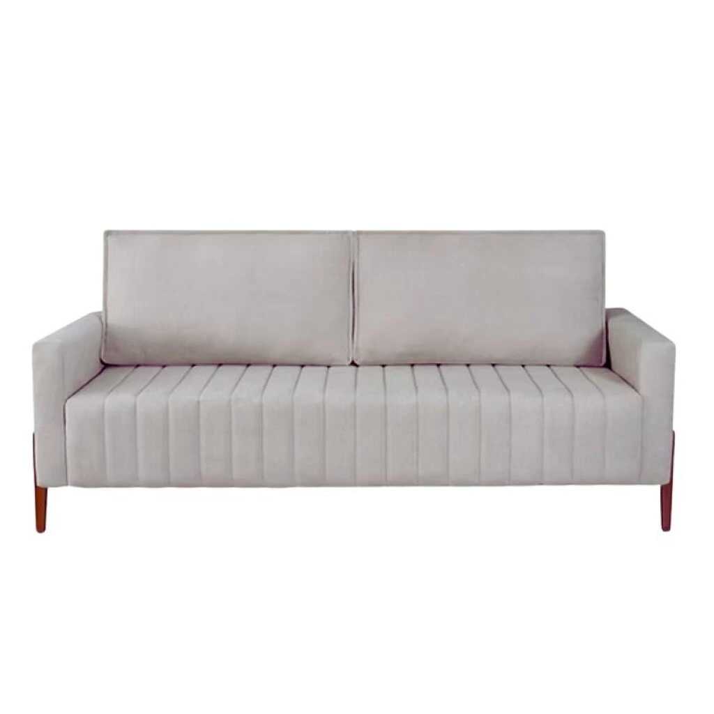 SOFA 3 CUERPOS CAPRICCIO - BOUCLE CINZA