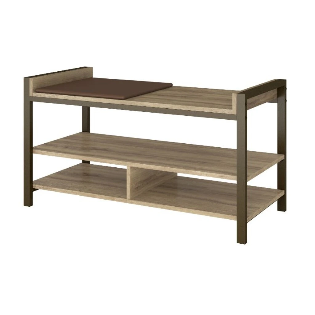 ZAPATERA ORGANIZADOR - NOGAL/ORO VIEJO
