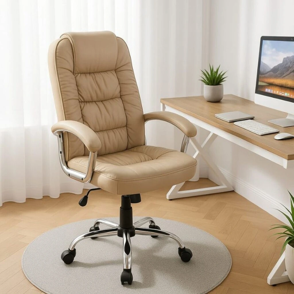 SILLA DE ESCRITORIO OC-616 BEIGE