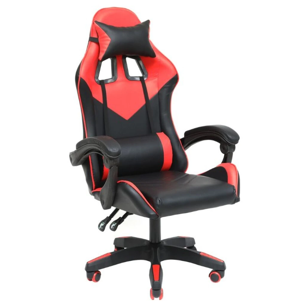 SILLA DE ESCRITORIO GAMER OC-873 - NEGRA/ROJA