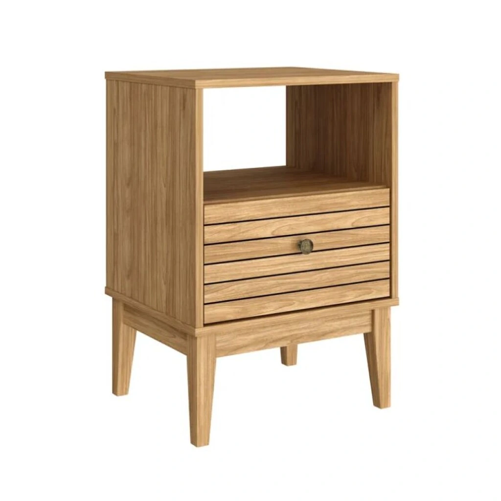 MESA DE LUZ 1 CAJON - LINEA RIPADO