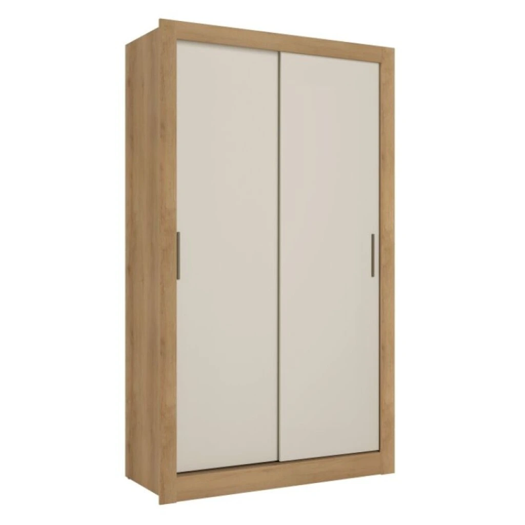 ROPERO 2 PUERTAS CORREDIZAS CITY - CAPUCCINO/OFF WHITE O MENTA