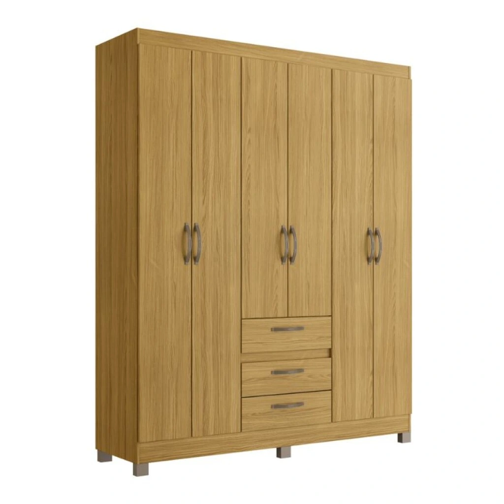 ROPERO 6 PUERTAS 3 CAJONES - RP3638