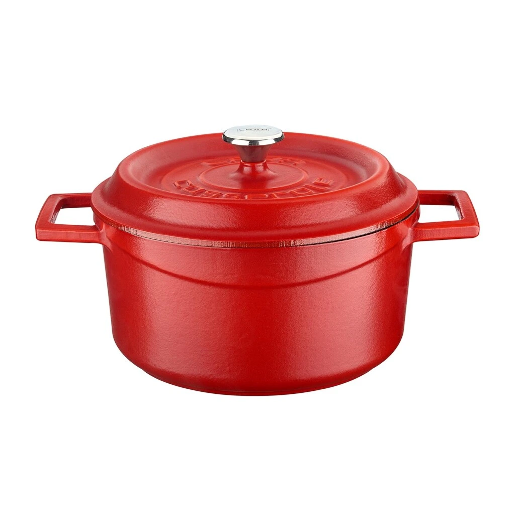 Cacerola Redonda 20CM - Roja Lavacast