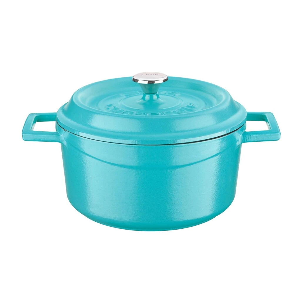 Cacerola Redonda 20CM - Turquesa Lavacast