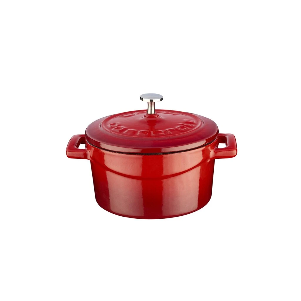 Cacerola Redonda 10CM - Roja Lavacast