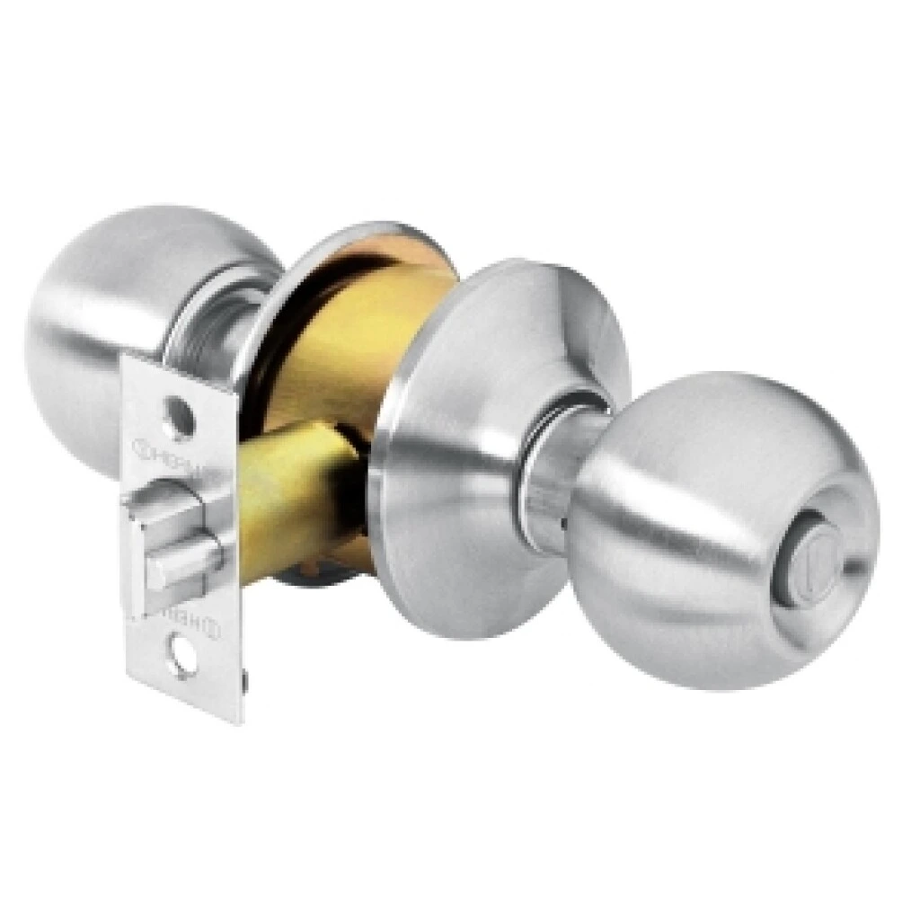 Cerradura Pomo Con Llavin - Cromado Hermex