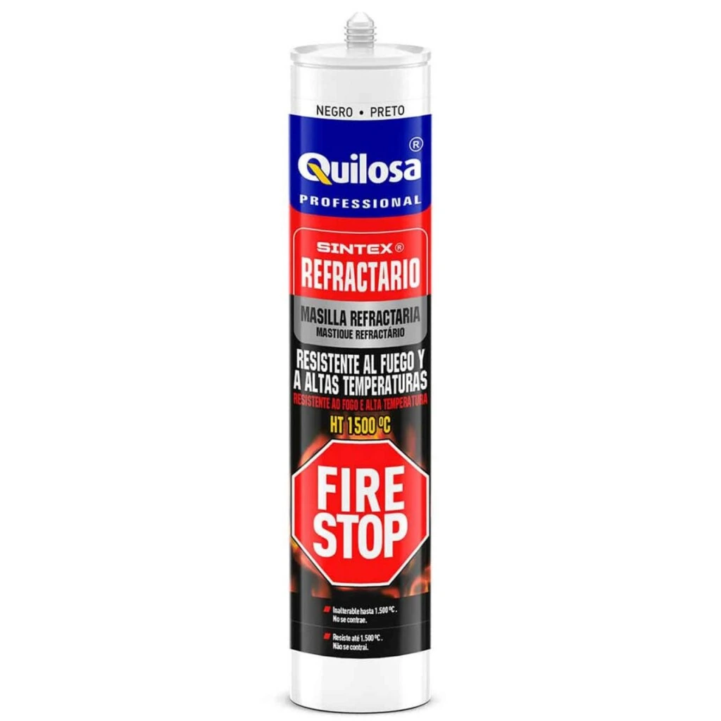 Sellador Refractario Negro 300ML Quilosa