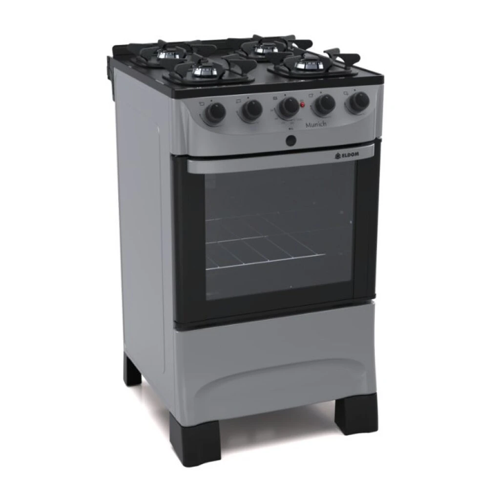 COCINA 4H A GAS CON GRIL ELDOM - MUNICH