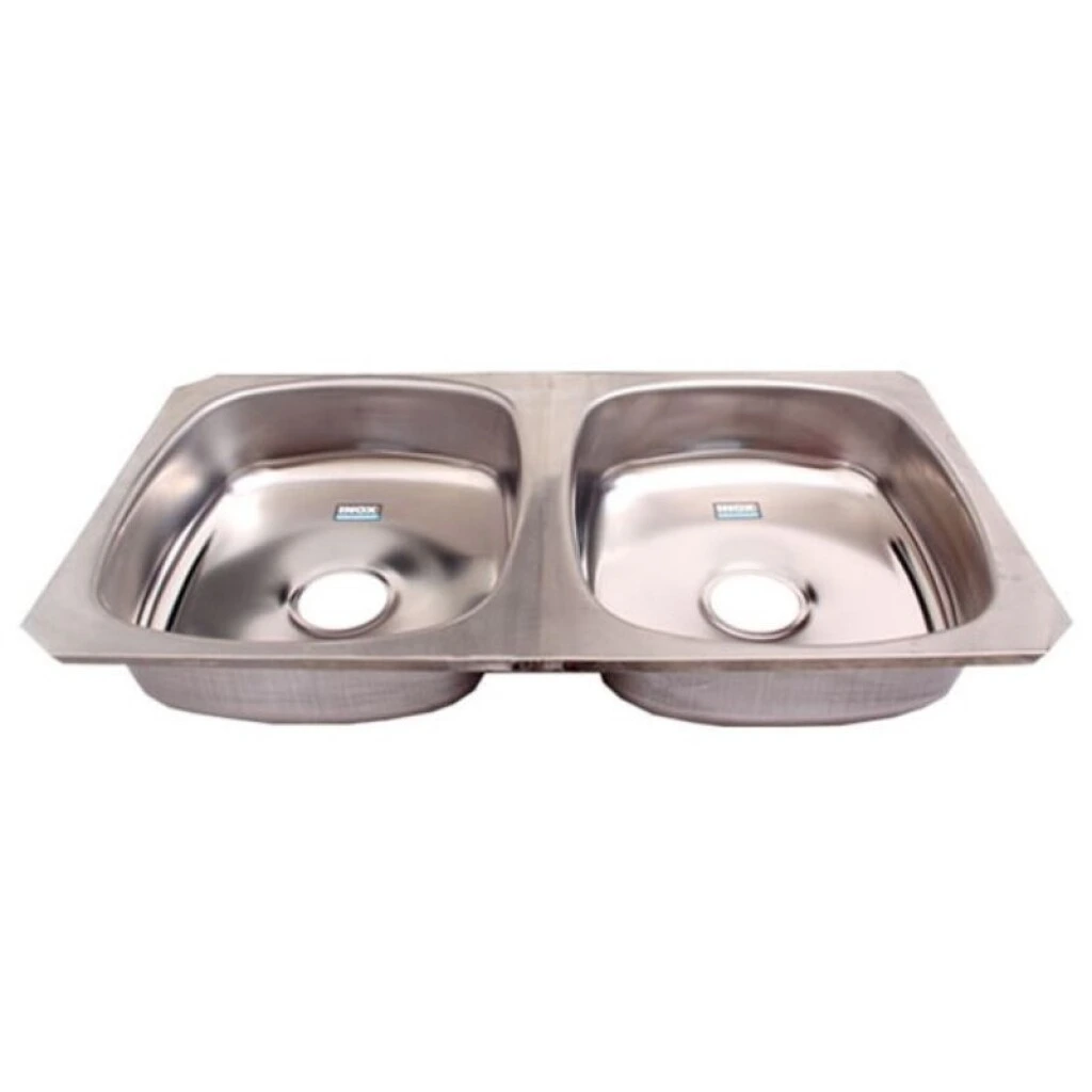 PILETA INOXIDABLE DOBLE 41 X 76 X 14 - BENAS