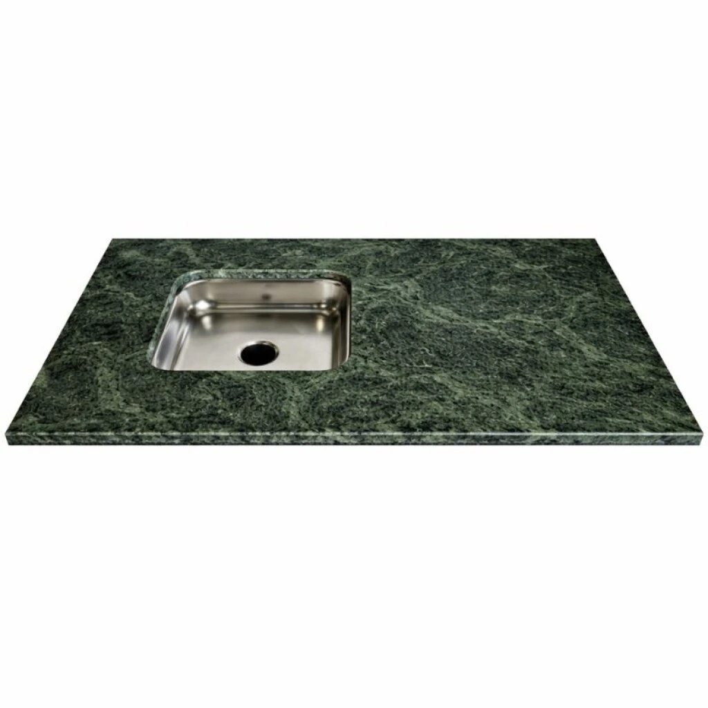 MESADA GRANITO 1.22 X 0.55 MT DERECHA E IZQUIERDA - VERDE CANDEIAS