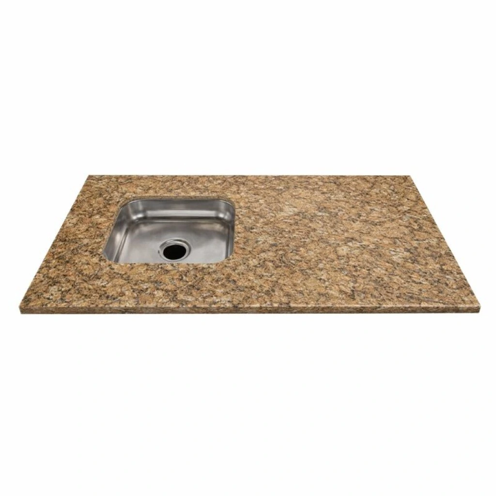 MESADA GRANITO 1.22 X 0.55 MT DERECHA E IZQUIERDA - MARRON SEERAVEZZA