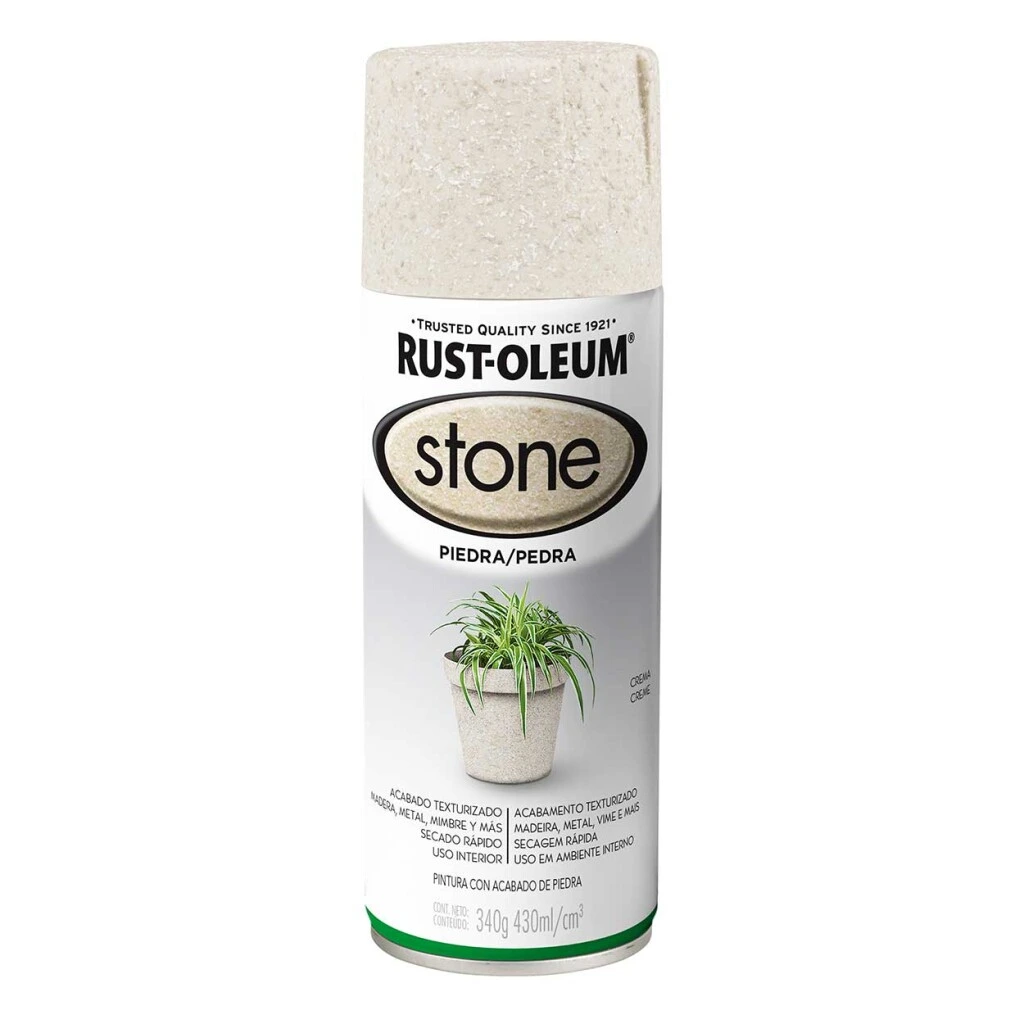 Esmalte Aerosol Efecto Piedra - Crema 340Gr Rust Oleum