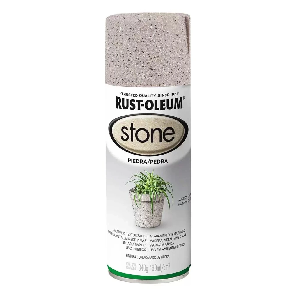 Esmalte Aerosol Efecto Piedra - Marrón 340Gr Rust Oleum