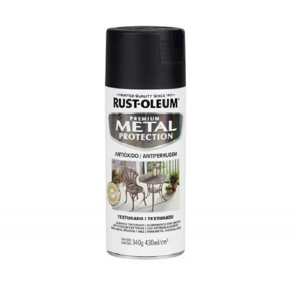 Esmalte Aerosol Protector de Oxido 312Gr - Negro Mate Rust Oleum