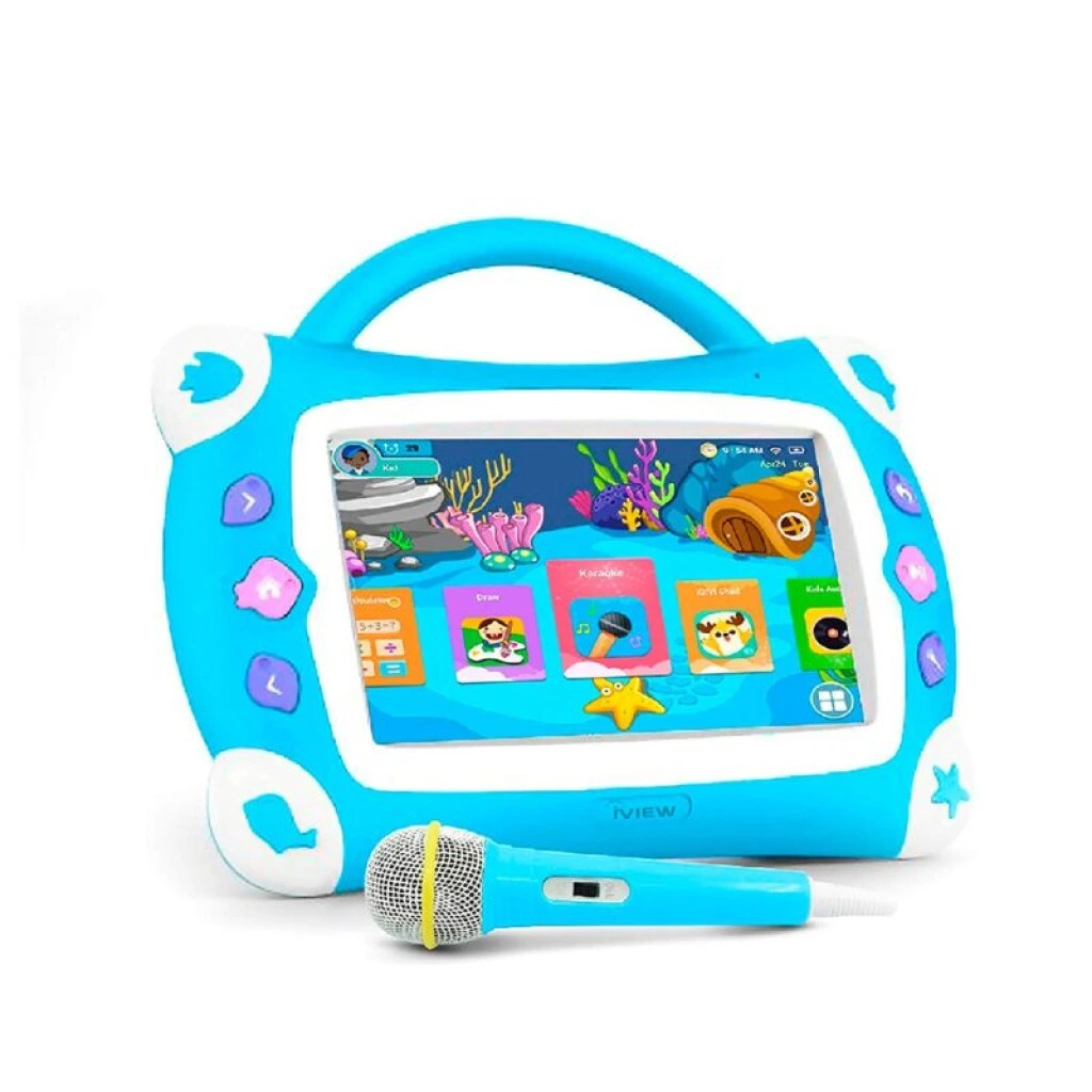 TABLET INFANTIL IVIEW 7" CON MICROFONO - VARIOS COLORES