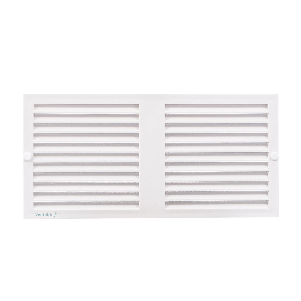 Rejilla de Ventilación PVC 12x24cm con mosquitero Ventokit