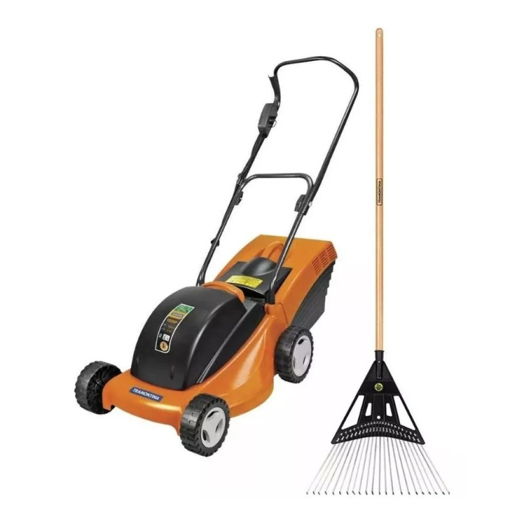 CORTA CESPED ELECTRICA 1300 W + ESCOBILLA - TRAMONTINA