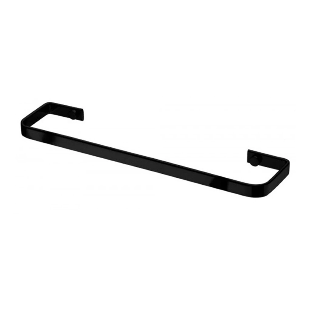 TOALLERO RECTO 45 CM ACERO INOXIDABLE NEGRO MATE